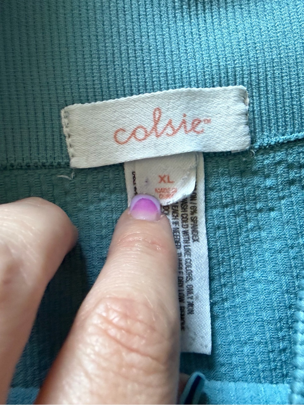 Colsie Biker Short Set - Picture 3 of 3